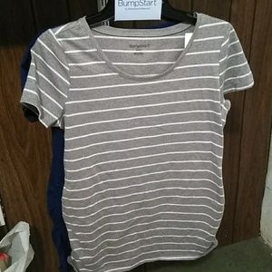 2 Pack BumpStart Size M Maternity Shirts